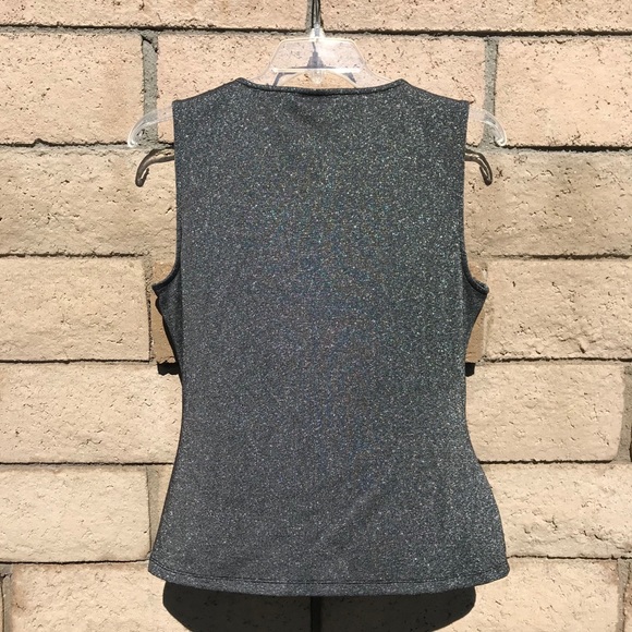 Silver short sleeve top - Picture 2 of 3